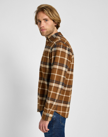 LEE RIVETED SHIRT BROWN 112355764